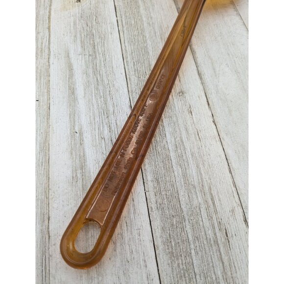 Vintage Ultratemp Slotted Serving Spoon Amber Turner Flipper Robinson - Picture 6 of 8